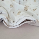 Set lenjerie de schimb pentru patut bebe 3 piese Iepurasi veseli (5)